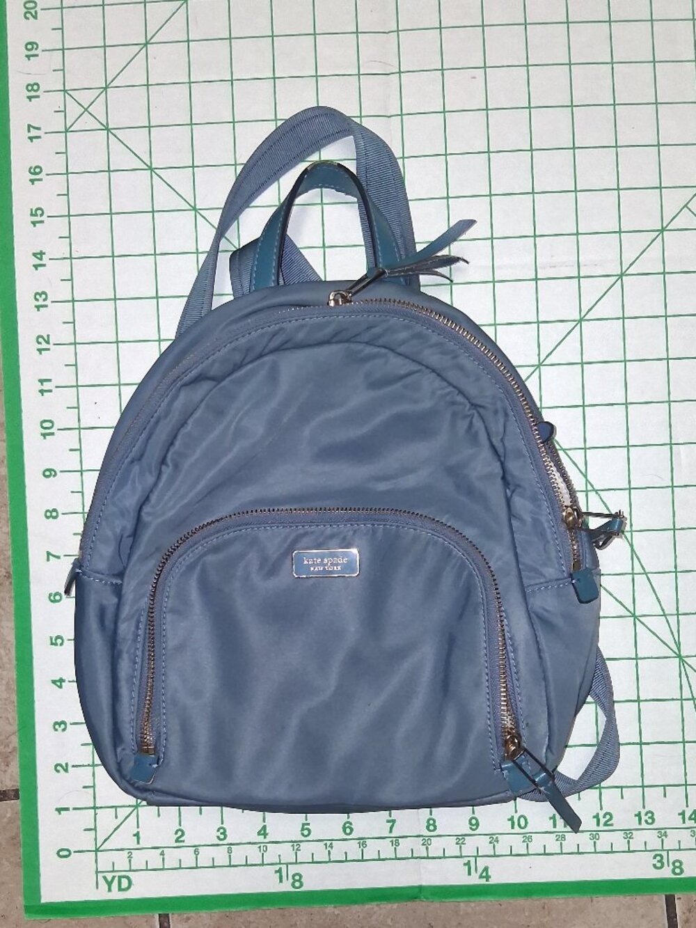 Kate Spade Medium Backpack In Concell Blue - Picture 3 of 16